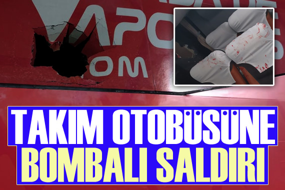 Takım otobüsüne bombalı saldırı