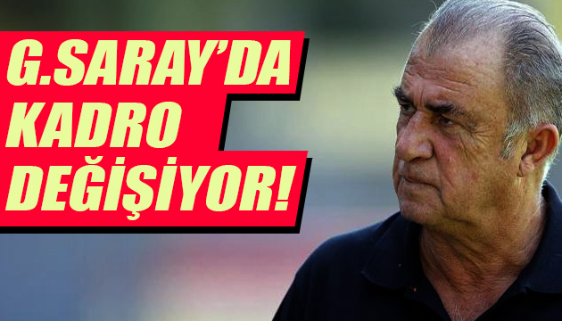 Fatih Terim kadroda değişikliğe gidiyor!