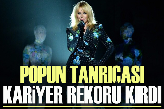  Popun tanrıçası  kariyer rekoru kırdı