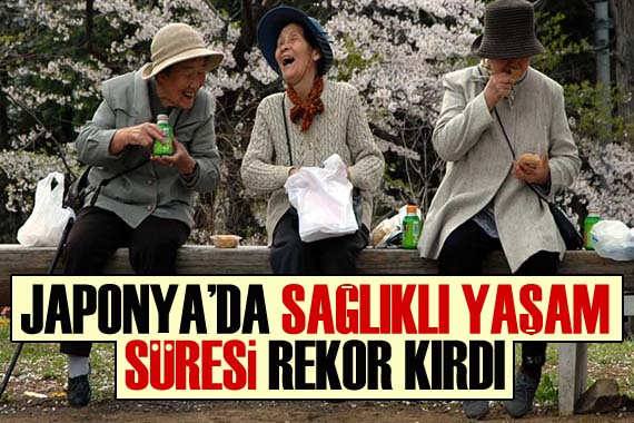 Japonya da  sağlıklı yaşam süresi  rekor kırdı