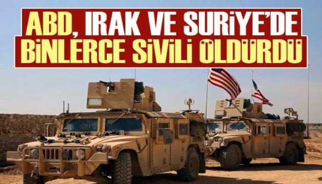 'ABD ordusu Suriye ve Irak'ta binlerce sivili öldürdü' iddiası