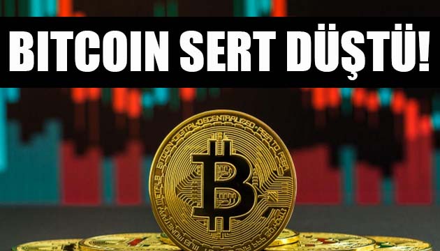 Kripto Para Bitcoin sert düştü!