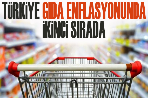 Türkiye, gıda enflasyonunda ikinci sırada