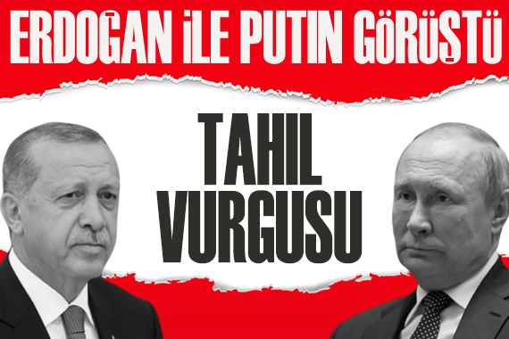 Erdoğan ile Putin görüştü: Tahıl vurgusu