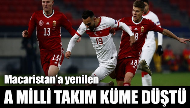 A Milli Futbol Takımı, C Ligi ne düştü