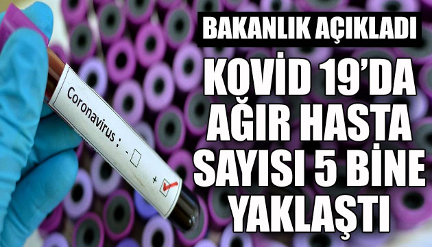 Sağlık Bakanlığı, Kovid 19 da son verileri açıkladı