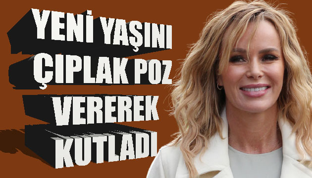 Amanda Holden dan 50 yaşa özel çırılçıplak poz!