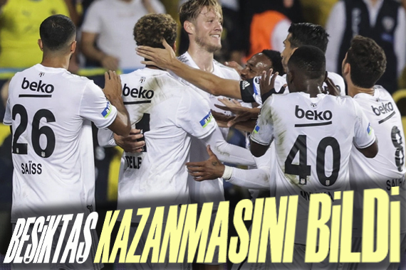 Beşiktaş kazanmasını bildi