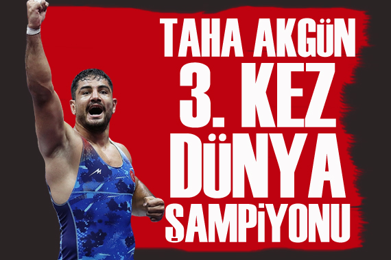 Taha Akgül 3. kez dünya şampiyonu