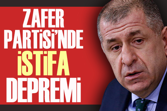 Zafer Partisi nde istifa depremi