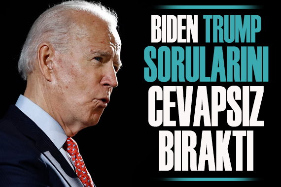 Biden, Trump sorularını cevapsız bıraktı