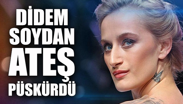 Didem Soydan dan magazincilere sert eleştiri