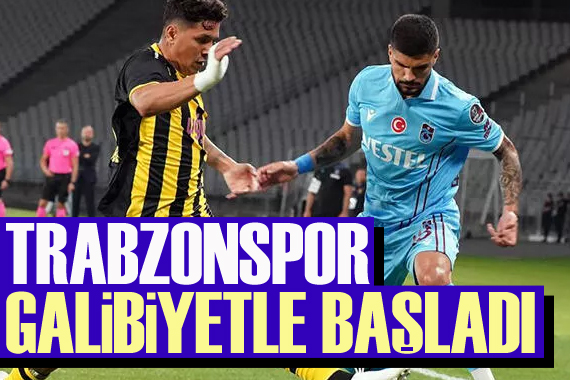 Trabzonspor galibiyetle başladı