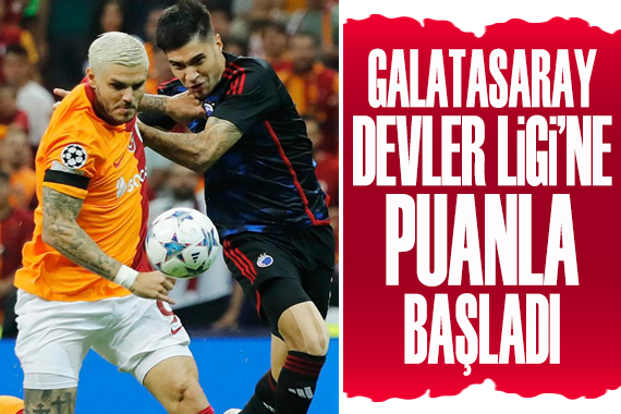 Galatasaray, Şampiyonlar Ligi ne beraberlikle başladı