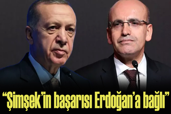 Bloomberg: Şimşek in başarısı Erdoğan a bağlı