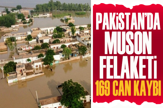 Pakistan da muson felaketi: 169 can kaybı