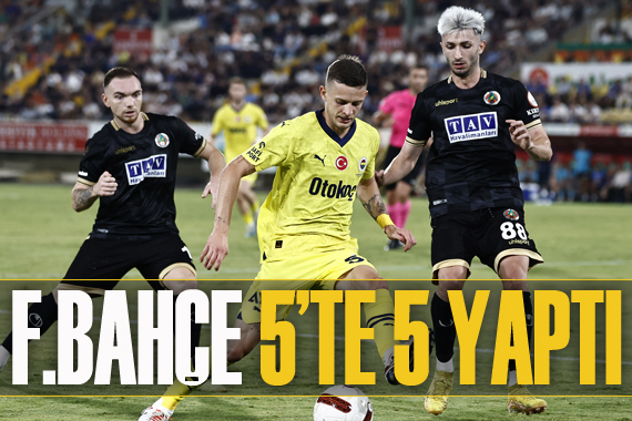 Fenerbahçe, Alanyaspor u tek golle geçti