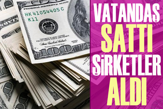 Vatandaşlar sattı, şirketler aldı