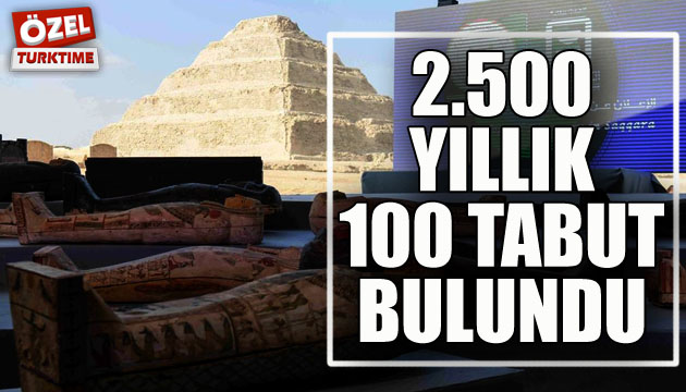2.500 yıllık 100 tabut bulundu!