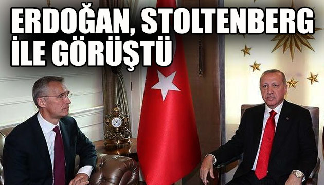 Erdoğan, Stoltenberg ile görüştü!