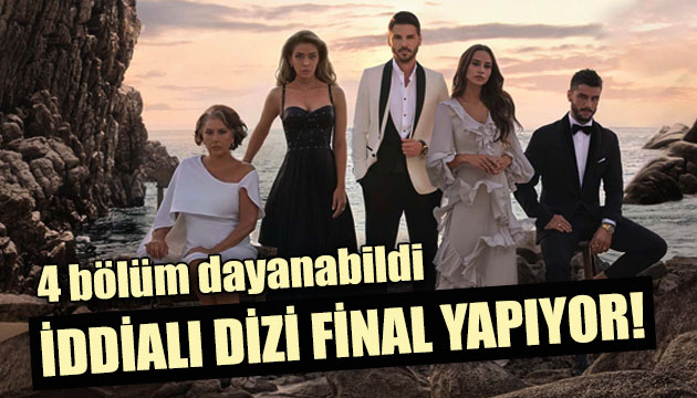 4 bölüm dayanabildi; İddialı dizi final yapıyor