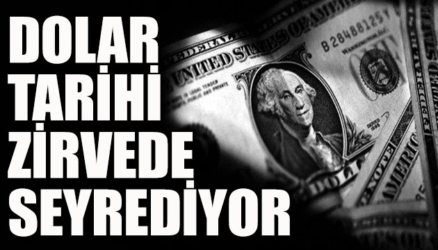 Dolar, tarihi zirvede seyrediyor