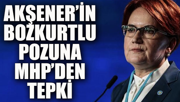 Meral Akşener’in bozkurtlu pozuna MHP den tepki