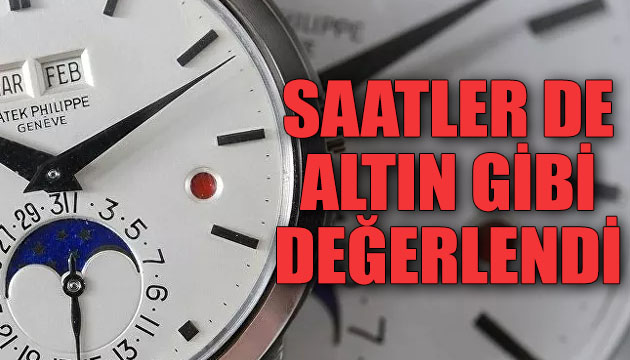 Saatler de altın gibi değerlendi