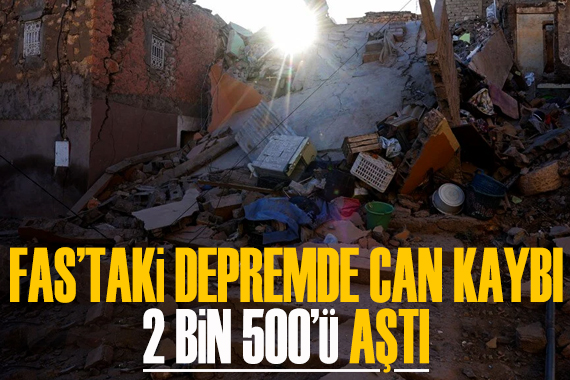 Fas taki depremde can kaybı arttı!