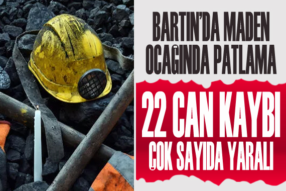 Amasra da maden ocağında patlama