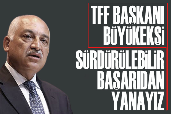 TFF Başkanı Mehmet Büyükekşi: Sürdürülebilir başarıdan yanayız