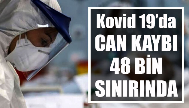 Sağlık Bakanlığı, Kovid 19 da son verileri açıkladı: Can kaybı 48 bin sınırında
