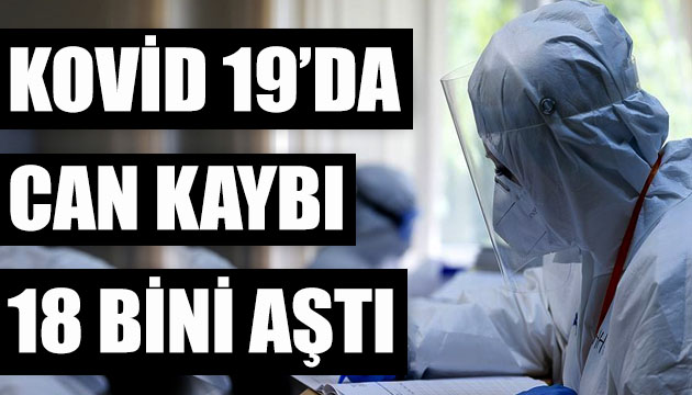 Sağlık Bakanlığı, Kovid 19 da son verileri açıkladı: Can kaybı 18 bini aştı