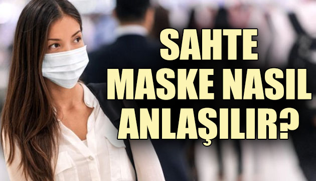 Sahte maske açıklaması: Virüse yakalanma riski son derece yüksek