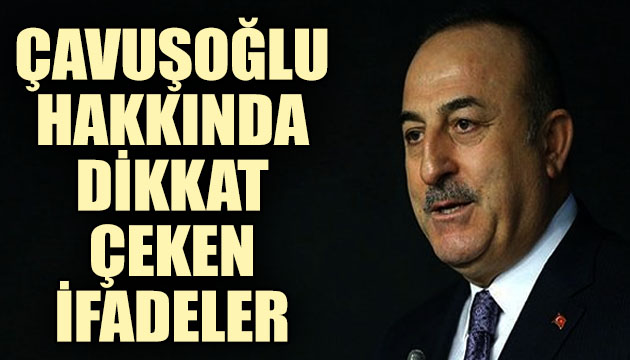 Yılmaz Özdil den Mevlüt Çavuşoğlu hakkında dikkat çeken ifadeler