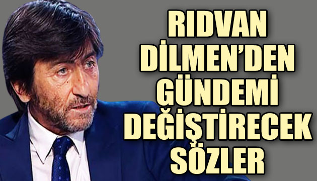 Rıdvan Dilmen den gündemi değiştirecek sözler: Futbol camiasında  Temiz Eller  operasyonu yapması lazım