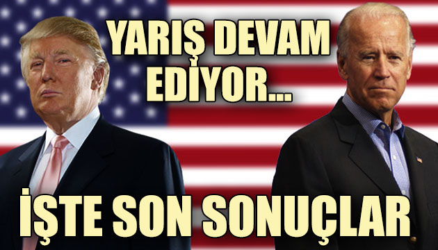 ABD de seçim yarışı devam ediyor; İşte son sonuçlar...