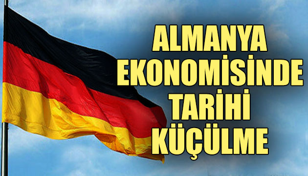 Almanya ekonomisinde tarihi küçülme!