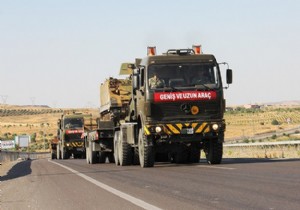 Suriye sınırına askeri sevkiyat!