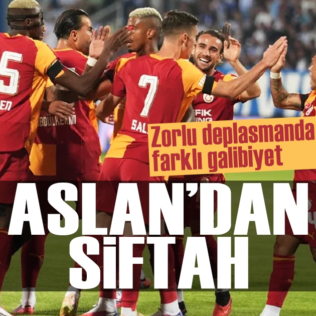 Galatasaray siftah yaptı: Deplasmanda Erzurum'u farklı geçti