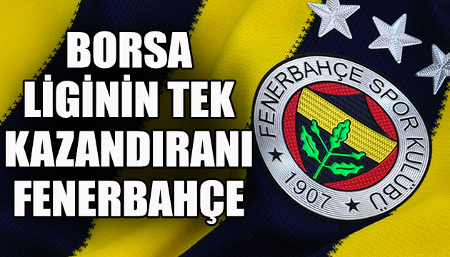 Borsa liginin temmuzda tek kazandıranı Fenerbahçe