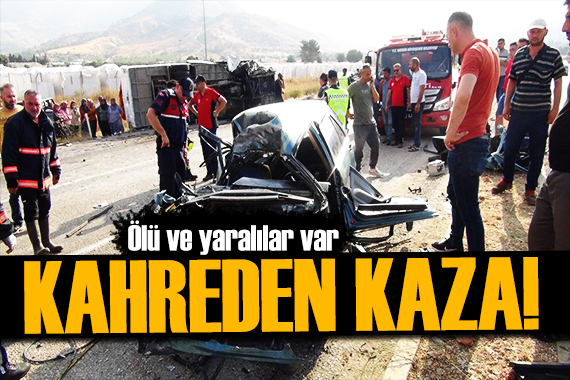 Mersin de kahreden kaza! Ölüler ve yaralılar var