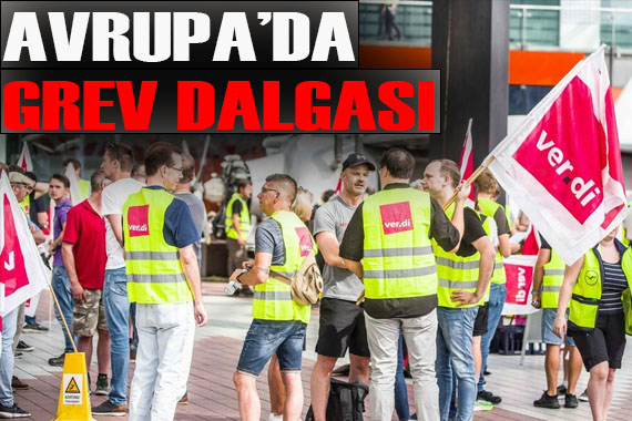 Avrupa da infial: Grev girdabına İngiltere de girdi!