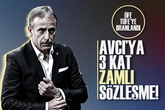 Trabzonspor dan Abdullah Avcı ya 3 kat zamlı sözleşme!