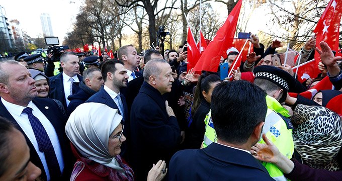 Cumhurbaşkanı Erdoğan, Londra da