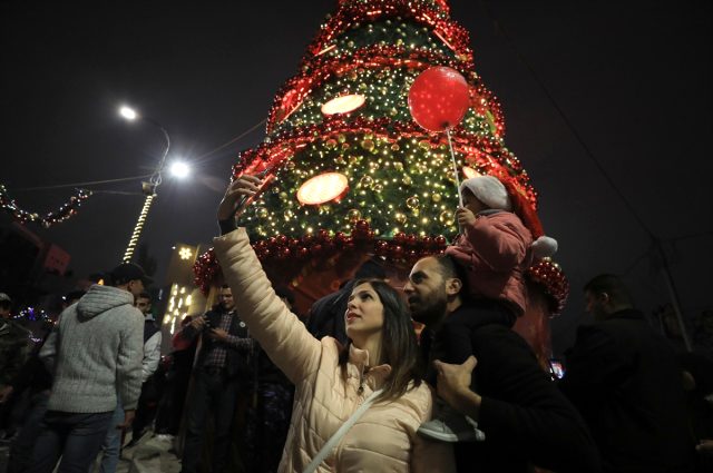 Filistin de Noel kutlamaları erken başladı