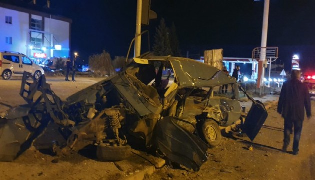 Aksaray'da korkunç kaza!