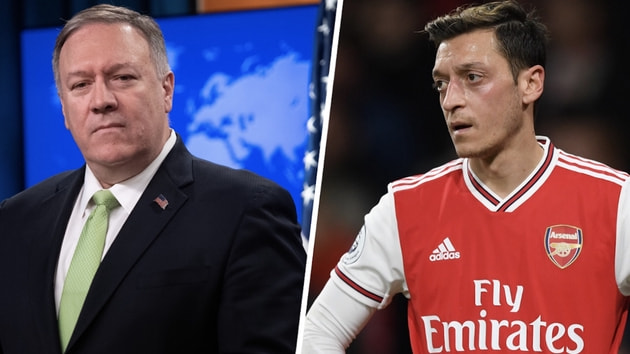 Pompeo dan Mesut Özil e destek