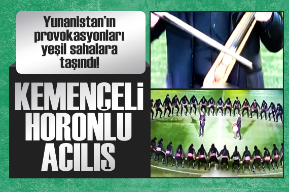 Yunanistan da stat açılışında horonlu provokasyon!