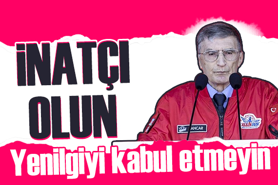 Aziz Sancar gençlere seslendi: İnatçı olun ve yenilgiyi kabul etmeyin